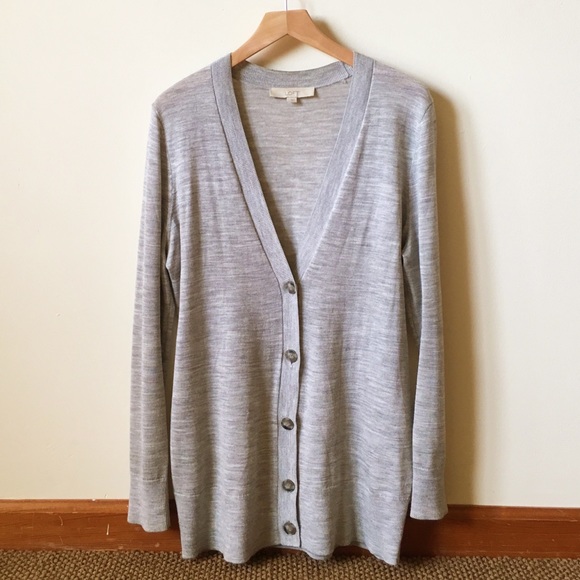 Ann Taylor Loft Boyfriend Cardigan 